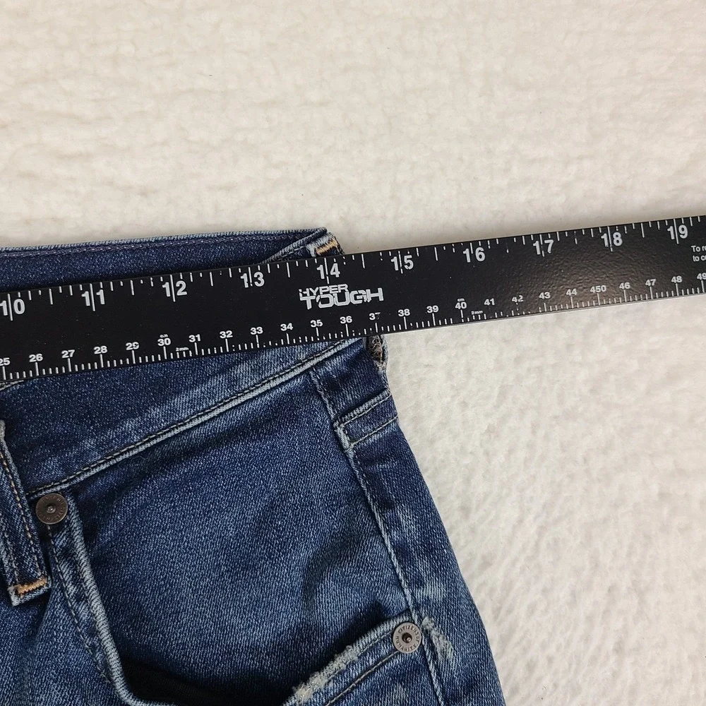 Citizens Of Humanity Jeans Women 25 Blue Emerson Button Fly Slim Boyfriend Denim